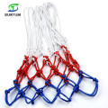 Nylon/Polyester 3 Color Wall Mounted Hanging Basketball Goal Nets/Netting Ring Rim in Single White, Blue, Red Color, Braided Basketball Net